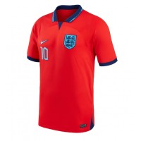Koszulka piłkarska Anglia Raheem Sterling #10 Strój wyjazdowy MŚ 2022 tanio Krótki Rękaw